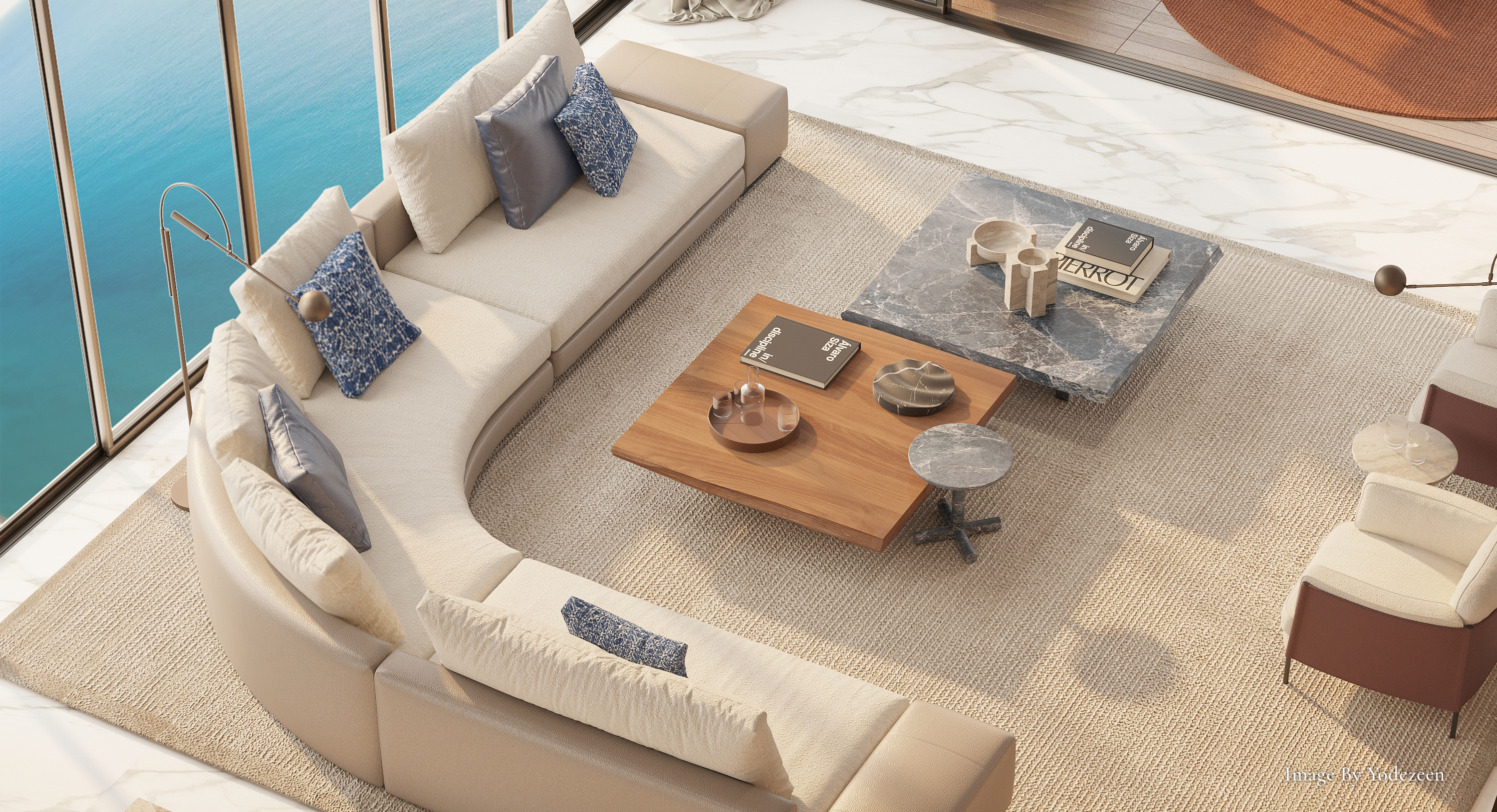 Penthouse aerial view